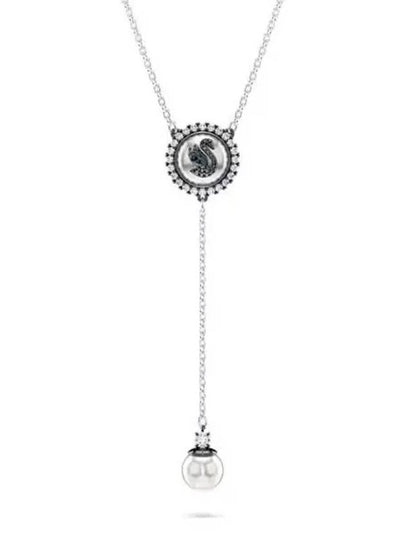 Swan Y Necklace Grey - SWAROVSKI - BALAAN 2