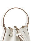 Women's T Logo Timeless Leather Bucket Bag White - TOD'S - BALAAN 9