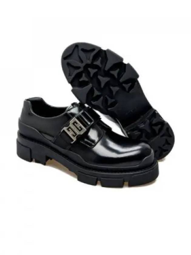 Terra Buckle Leather Derby Black - GIVENCHY - BALAAN 2