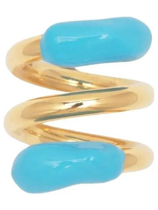 Fusillo twist ring gold sky blue - SUNNEI - BALAAN 1