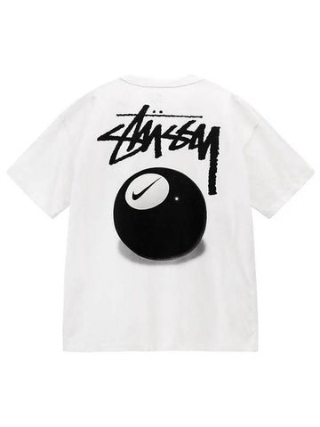 8 Ball Short Sleeve T-Shirt White - NIKE - BALAAN 1