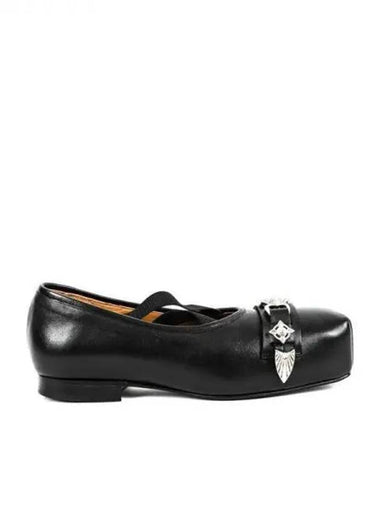 Toga PULLA ballerina leather flat shoes - TOGA PULLA - BALAAN 1