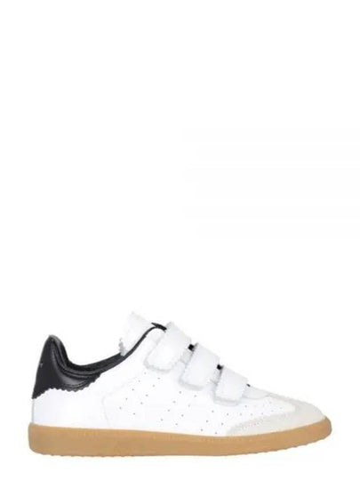 Bethy Velcro Low Top Sneakers White Black - ISABEL MARANT - BALAAN 2