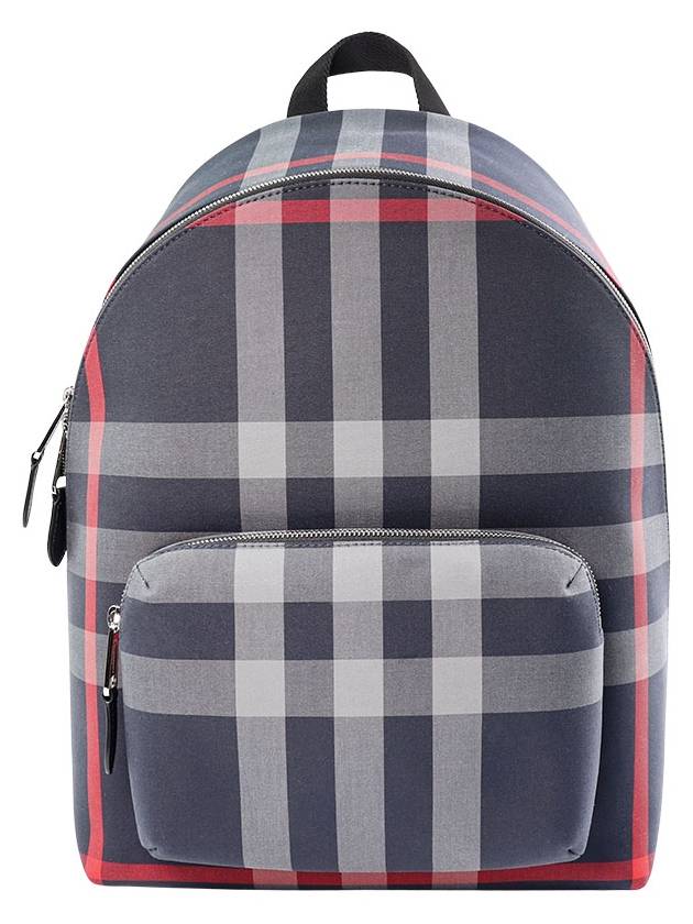 Jeff Check Backpack Navy - BURBERRY - BALAAN 2