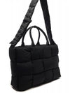 Acro Padded Large Tote Bag Black - BOTTEGA VENETA - BALAAN 4