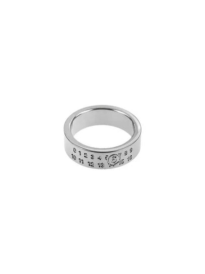 Women’s Numeric Minimal Polished Finish Ring Silver - MAISON MARGIELA - BALAAN 2