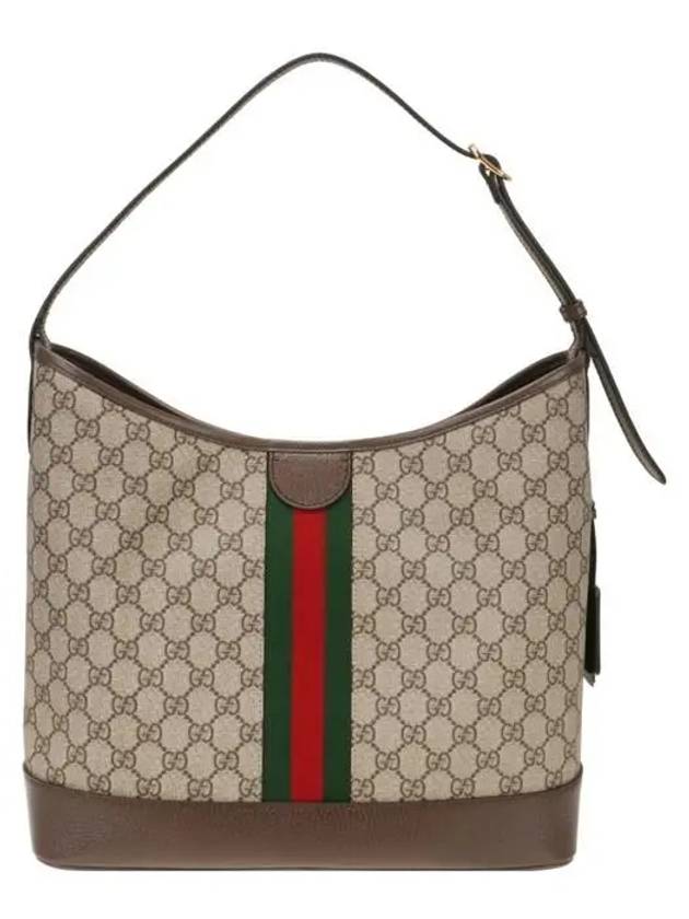 GG Supreme Iconic Web Band Shoulder Bag Beige - GUCCI - BALAAN 4