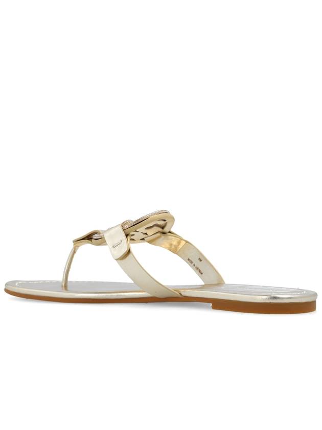 Tory Burch ‘Miller’ Slides, Women's, Gold - TORY BURCH - BALAAN 5