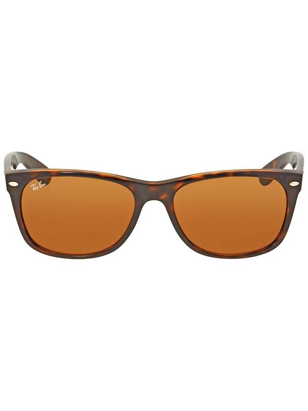 Ray Ban New Wayfarer Classic Brown Classic B-15 Square Unisex Sunglasses RB2132 710 58 - RAY-BAN - BALAAN 1