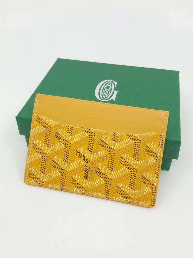 Saint Sulpice card wallet yellow STSULPPMLTY08 - GOYARD - BALAAN 1