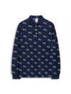 Jacquard Polo Shirt Navy - PUMA - BALAAN 2