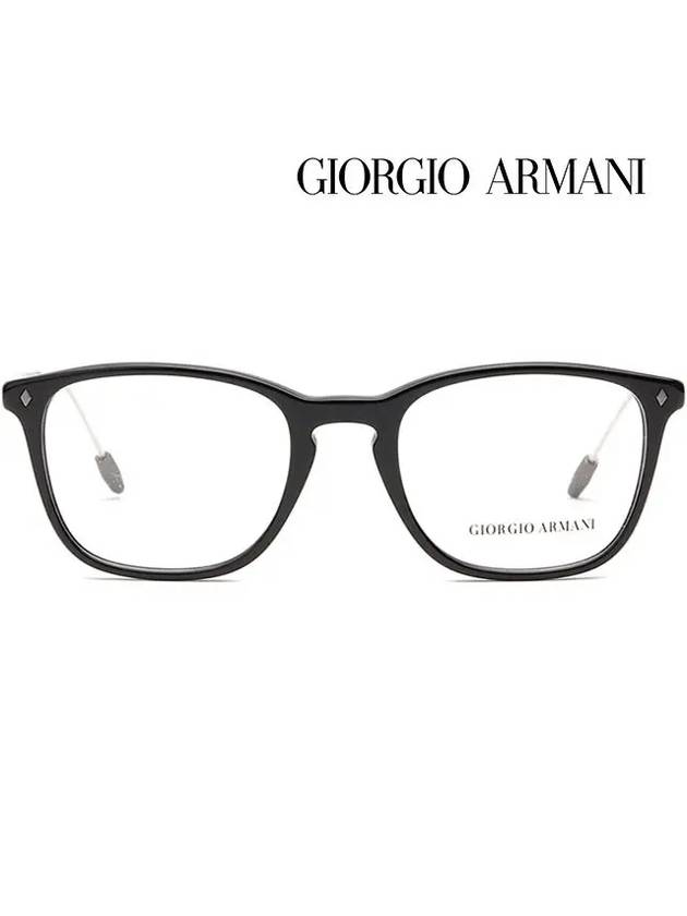 Eyewear Rectangular Eyeglasses Black - GIORGIO ARMANI - BALAAN 3