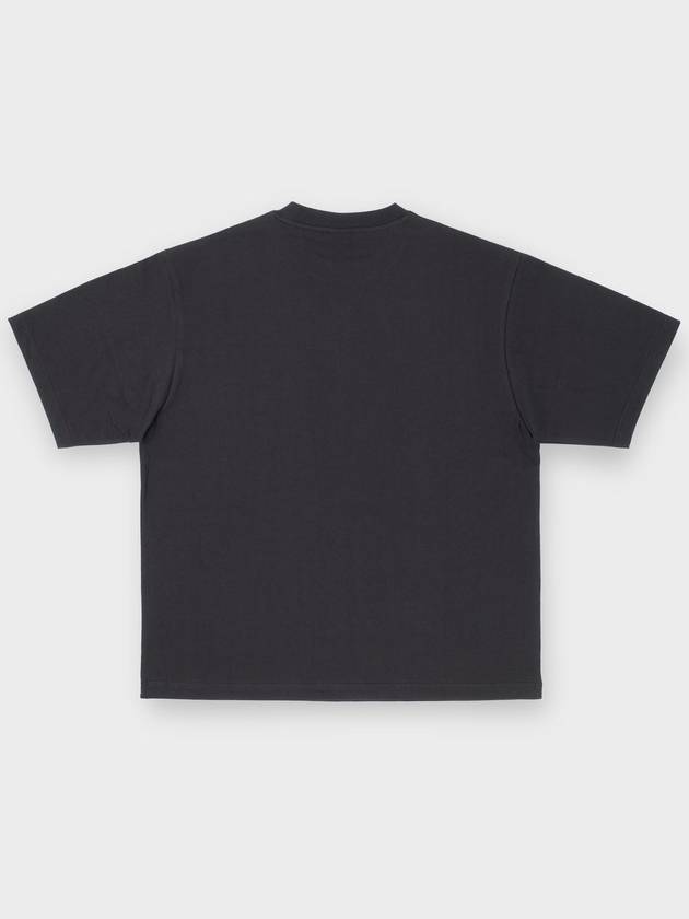 TRIANGEL RIB TEE CHARCOAL - STOCKHOLM SYNDROME - BALAAN 2