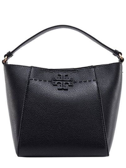 McGraw Small Tote Bag Black - TORY BURCH - BALAAN 2