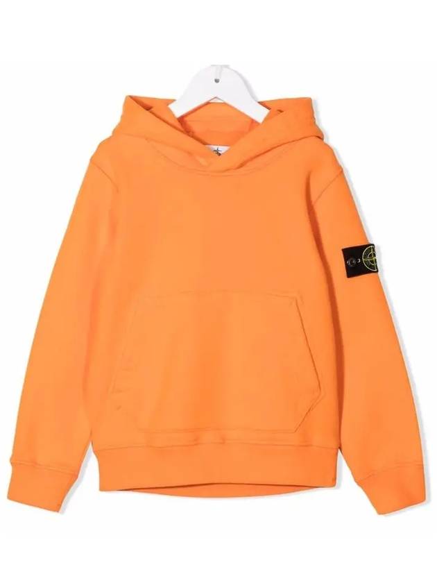 Kids Waffen Hoodie Orange 751661640 V0013 - STONE ISLAND - BALAAN 1