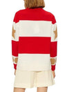 Dirce Knit Top White Red - MAX MARA - BALAAN 4