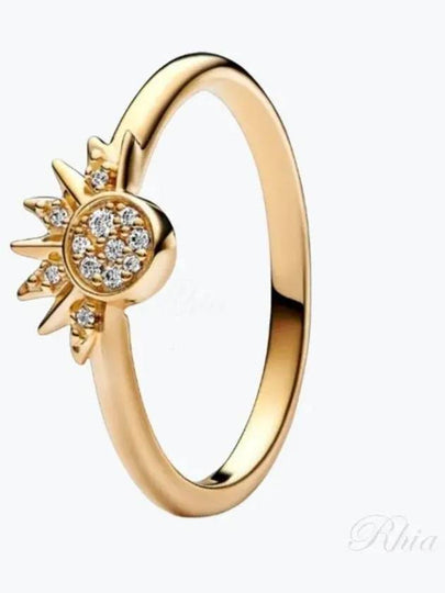 Celestial Sparkling Sun Ring Gold - PANDORA - BALAAN 2