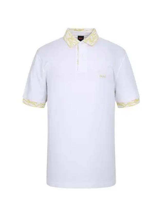 Season pattern short sleeve polo shirt 50515903 100 - BOSS - BALAAN 1