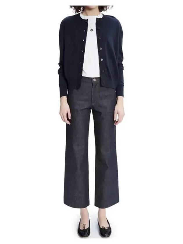 SAILOR High Waist Crop Washing Black Jeans - A.P.C. - BALAAN 6