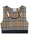 Vintage Check Bra Top Beige - BURBERRY - BALAAN 10