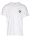 Anagram Crew Neck Cotton Short Sleeve T Shirt White - LOEWE - BALAAN 1