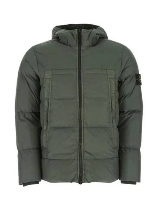 Crinkle Labs Wappen Padding Khaki - STONE ISLAND - BALAAN.