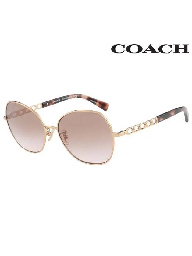 Sunglasses HC7112 9331 13 Round Metal Women - COACH - BALAAN 2