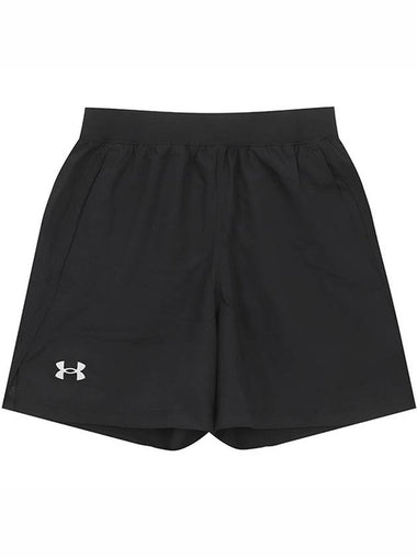 UA Launch 5 Inch Shorts Black - UNDER ARMOUR - BALAAN 1