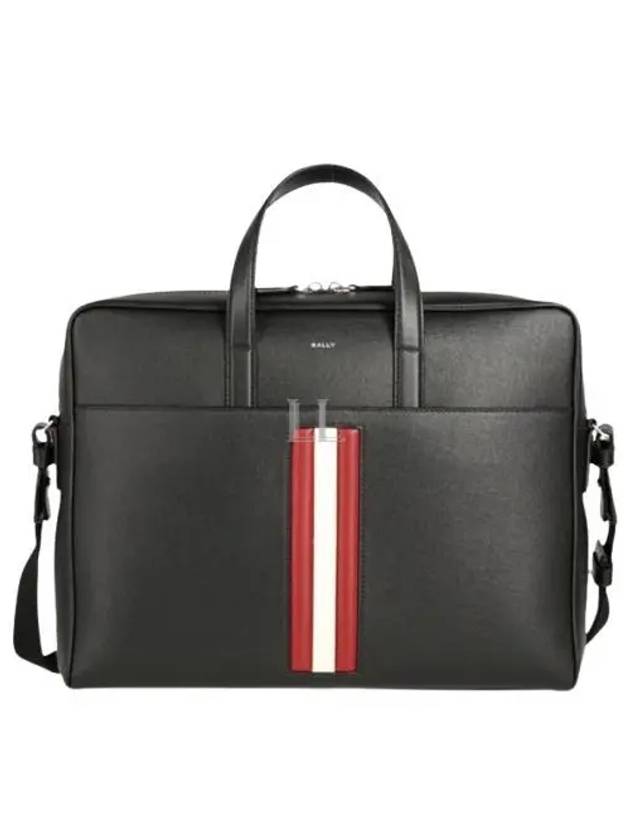 Mythos Leather Briefcase Black - BALLY - BALAAN 2