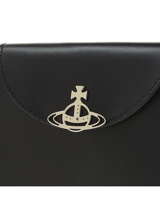 Linda Half Moon Saddle Cross Bag Black - VIVIENNE WESTWOOD - BALAAN 8