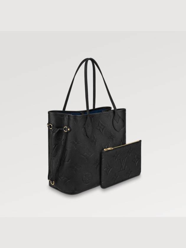 Neverfull MM Monogram Empreinte Tote Bag Noir - LOUIS VUITTON - BALAAN 3