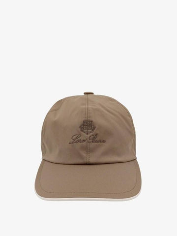 Embroidered Logo Ball Cap Brown - LORO PIANA - BALAAN 1