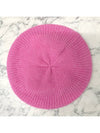 Soft Wool Beret Pink - GANNI - BALAAN 5