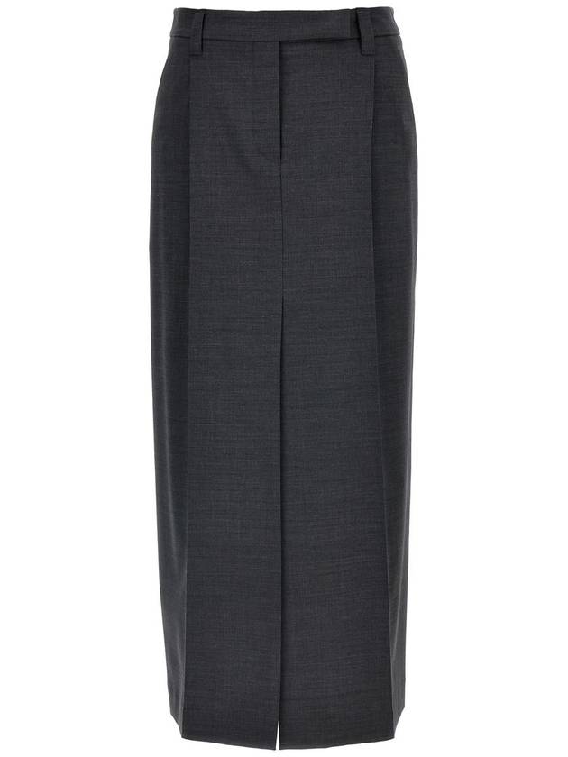 Brunello Cucinelli Skirt With Front Pleats - BRUNELLO CUCINELLI - BALAAN 1