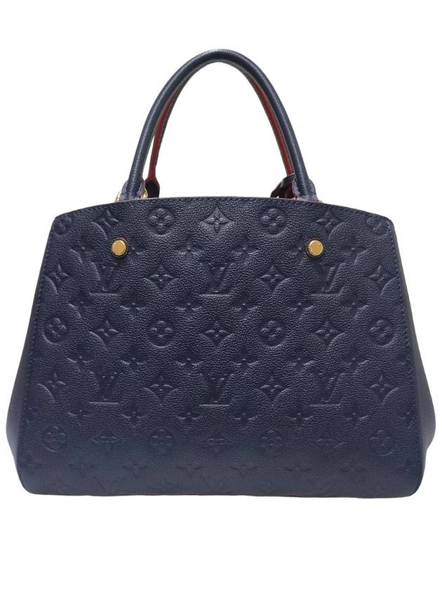 Women s M42746 Empreinte Navy Montaigne MM Tote Bag Shoulder Strap - LOUIS VUITTON - BALAAN 3