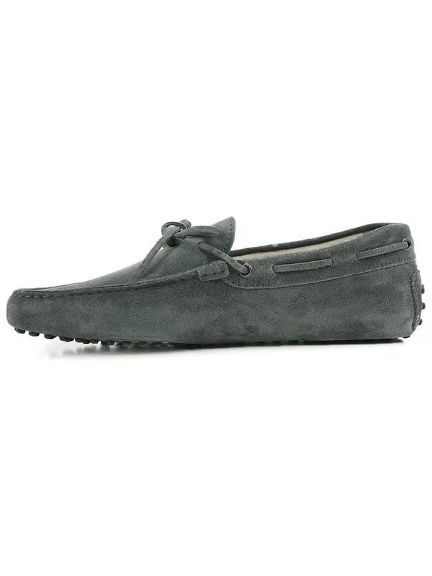 Men's Gommino Suede Driving Shoes Grey - TOD'S - BALAAN 4