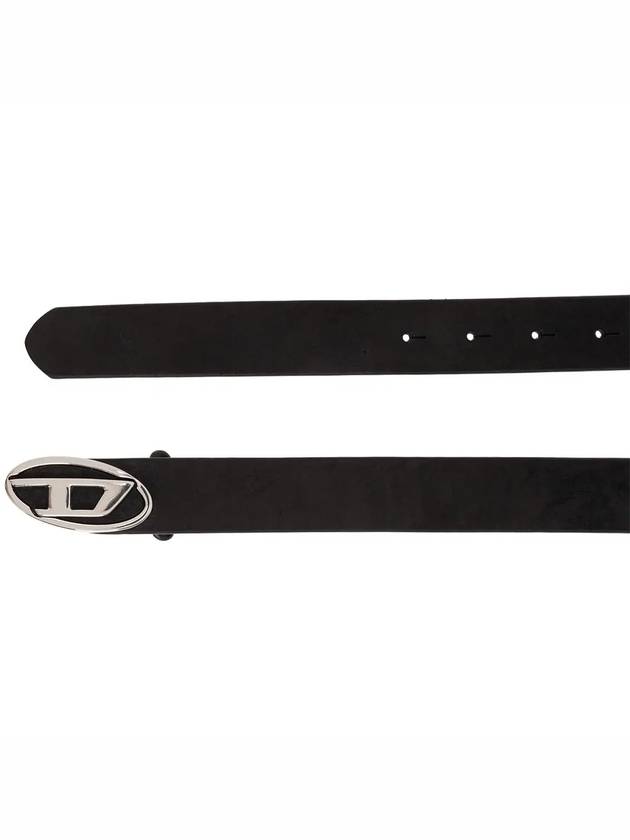 1DR Logo Buckle Belt Black - DIESEL - BALAAN 4