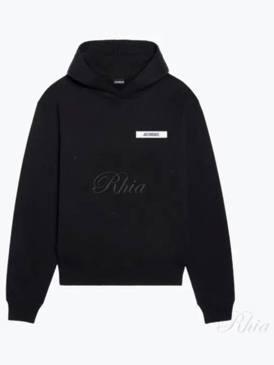 Le Gros Grain Hoodie Black - JACQUEMUS - BALAAN 2