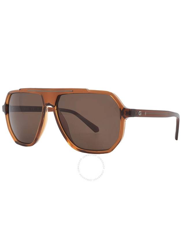 Guess Factory Brown Navigator Unisex Sunglasses GF5088 45E 60 - GUESS - BALAAN 3