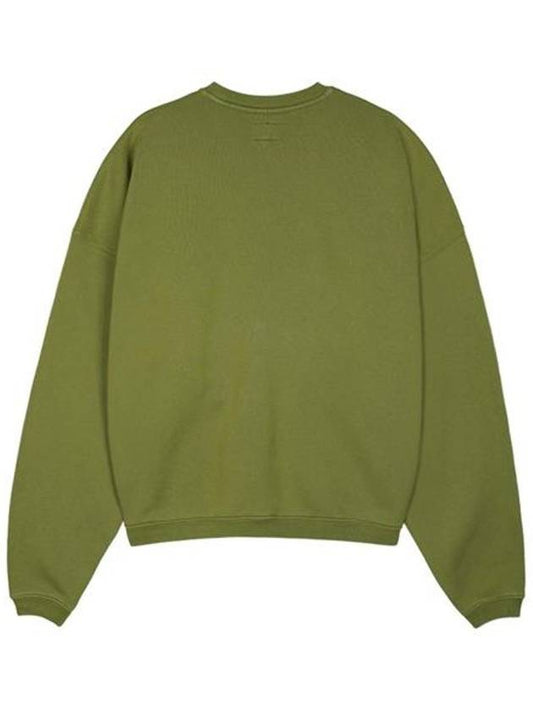 Unisex Big Crackle Sports Crew Neck Sweatshirt Washed Green 118537 0401 - STUSSY - BALAAN 2