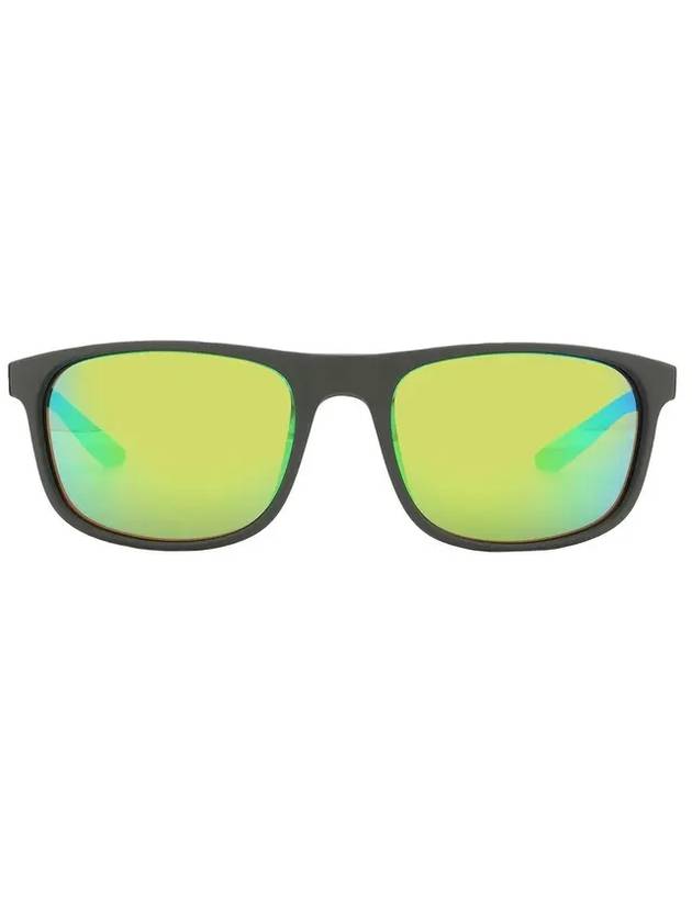 Nike Green Mirror Rectangular Unisex Sunglasses ENDURE M MI CW4650 355 59 - NIKE - BALAAN 1