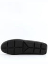 Triangle Logo Leather Driving Shoes Black - PRADA - BALAAN 5