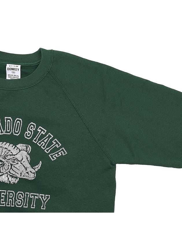 Wild Donkey Colorado Cotton Sweatshirt FR COLORADO BOTTLE GREEN - WILD DONKEY - BALAAN 4