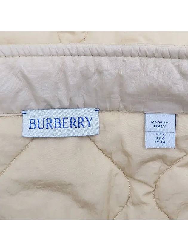 8081126 Quilted short skirt size 34 - BURBERRY - BALAAN 3