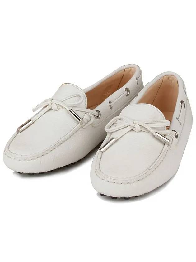 Women's Gommino Driving Shoes White - TOD'S - BALAAN 9