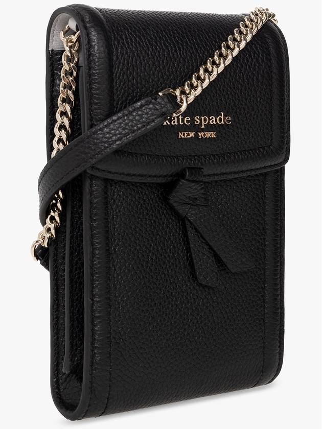 Kate Spade ‘Knott’ Phone Pouch With Strap, Women's, Black - KATE SPADE - BALAAN 4