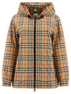 Women's Everton Vintage Check Hooded Jacket Beige - BURBERRY - BALAAN 2