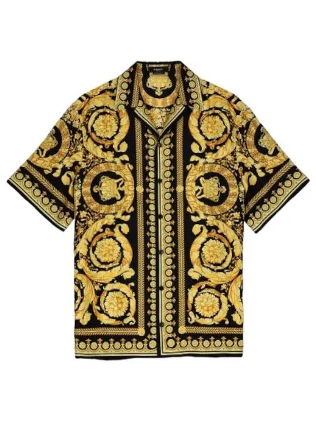 barocco shirt black gold - VERSACE - BALAAN 1