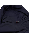 Poly Twill 4-bar Down Filled Hooded Jacket Navy - THOM BROWNE - BALAAN 10