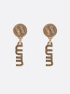 logo drop earrings - MIU MIU - BALAAN 2